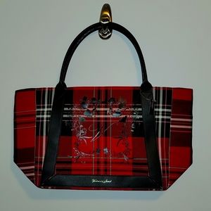 NEW Victoria's Secret Limited Edition 2020 Red Plaid Holiday Tote Bag